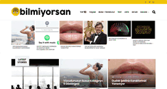 Desktop Screenshot of bilmiyorsan.com